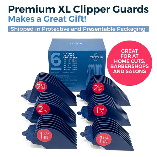 6 Piece Clipquik XL Premium Clipper Guard Set (2.5