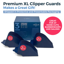 Load image into Gallery viewer, 3 Piece Clipquik XL Premium Clipper Guard Set (2.5 Inch, 2.25 Inch, 2 Inch - #20, #18, #16)